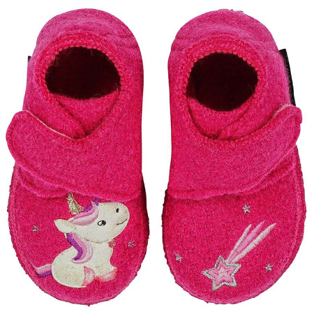 Ružové detské papučky s jednorožcom pre menšie detičky